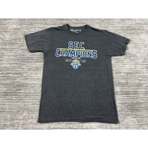 The Victory T-Shirt Mens Medium Gray SEC Champions Soccer 2016 Graphic Tee
